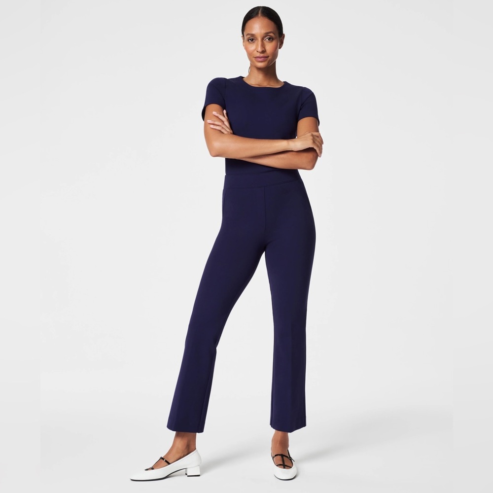 Spanx The Perfect Pant Kick Flare in Lapis Blue Size XS